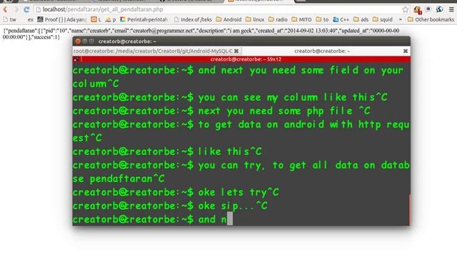 Android CRUD MySQL PHP json PARSE - creatorb смотреть онлайн