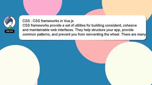 CSS : CSS frameworks in Vue.js смотреть онлайн