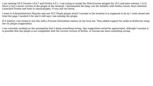 Apple: How do I install the VLC Web Browser Plugin in Firefox? смотреть онлайн
