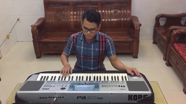 Korg PA50SD - Hotel California - Ending Electric Guitar Solo смотреть онлайн