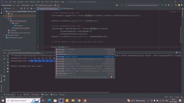 2 | Java 8 | Sum of elements of Array | Using Java 8 Stream API смотреть онлайн