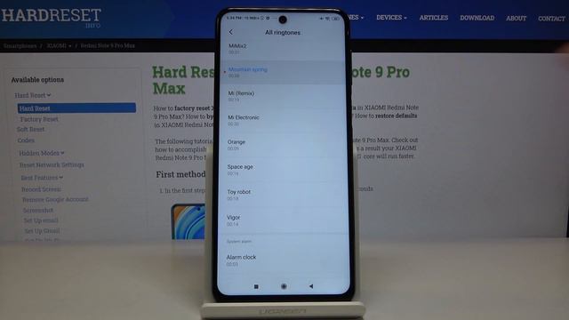 How to Change Ringtone in XIAOMI Redmi Note 9 Pro – Find Ringtone List смотреть онлайн