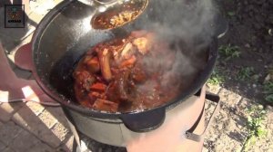 ПЛОВ СО СВИНЫМИ РЕБРЫШКАМИ в Казане на Костре. #плов #пловвказане #пловсребрышками #пловсосвининой