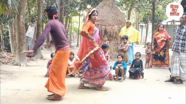 বাইগুন বাজারে দেখিয়ে আলাম | Bangladeshi New Git | Village New Git | Biyer Git | Wedding New Dance смотреть онлайн
