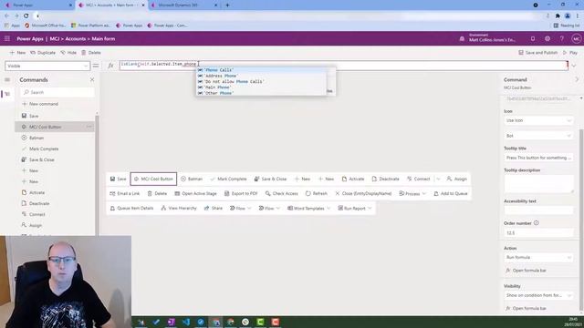 Power Apps Commanding with Power FX - How to Show/Hide a Button смотреть онлайн