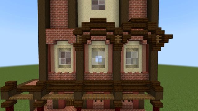 Minecraft | How To Build A Bricks And Dark Oak House | Tutorial | Survival Base