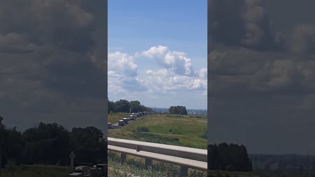 Поездка в Самарскую область пробка ремонт дорог 21.07.2022 смотреть онлайн