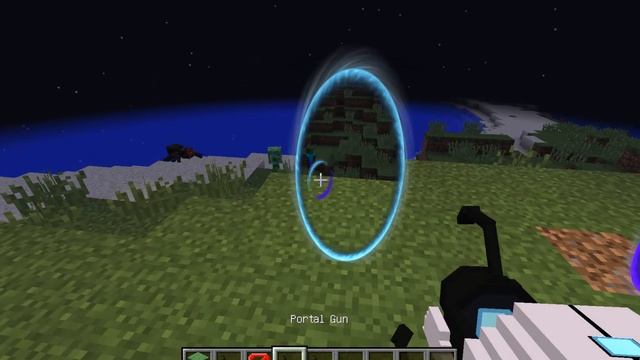 Обзор мода на Портал Ган | Minecraft #14 смотреть онлайн