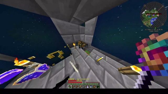 Minecraft выживание с модами на лаки блоки