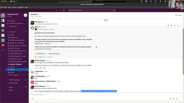 Oceanhackweek 2020: Filipe Fernandes - Git/GitHub смотреть онлайн
