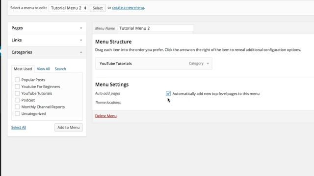 How To Add A Navigation Menu To Wordpress Site - Wordpress Tutorial смотреть онлайн