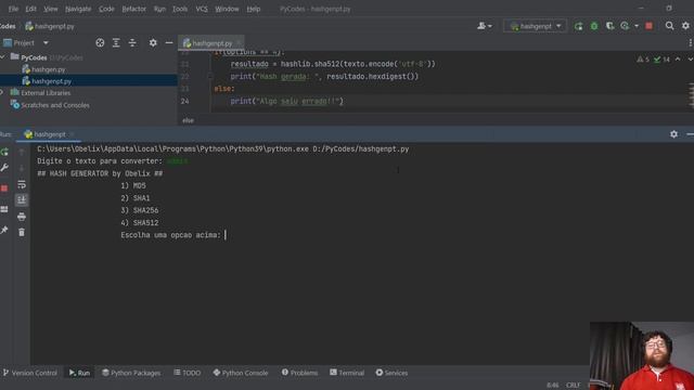 Programando um Gerador de Hash em Python смотреть онлайн