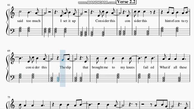 R.E.M - " Losing My Religion " Piano Sheet Music Easy Notes Score Free ( With Lyrics ) Full Song смотреть онлайн