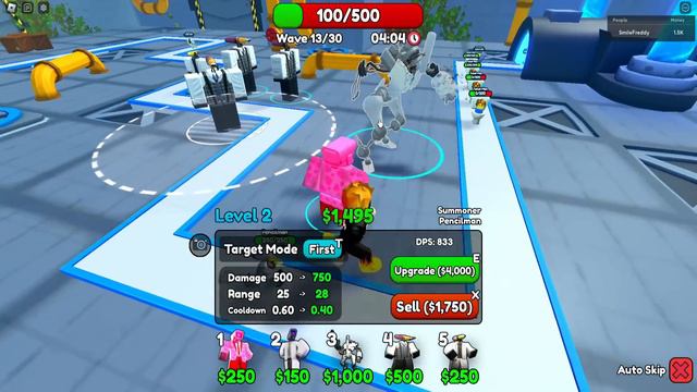 НОВЫЕ ЮНИТЫ КАРАНДАШИ ПЕНСИЛМЕНЫ в Skibidi Tower Defense Roblox смотреть онлайн