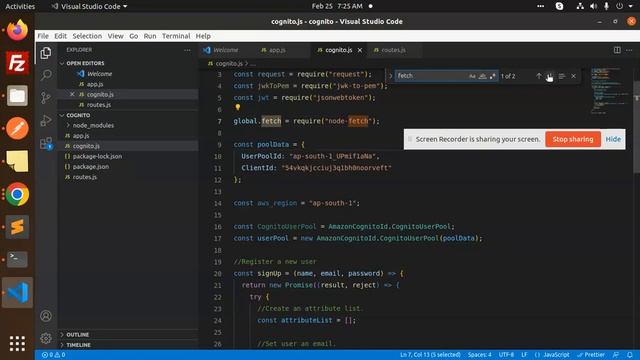 How to register user to AWS Cognito in Nodejs смотреть онлайн