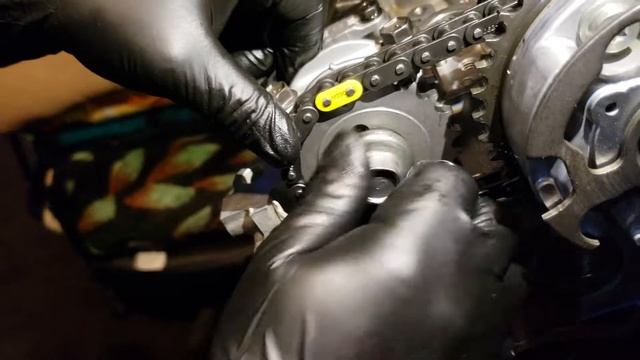 Instalacion cadena de tiempo,installation timing chain, 4.0 toyota tacoma 2006 parte 2 смотреть онлайн