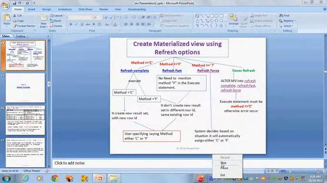 part 10 never refresh using refresh force materialized view смотреть онлайн