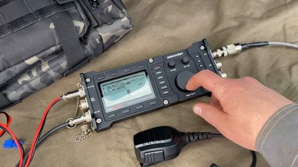 Discovery TX-500 и Антенна Бегущей Волны. Работа из полей в День Радио!