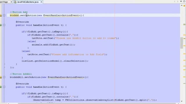 JavaFX 8 Tutorial - JavaFX Collections & ListView - #18 смотреть онлайн
