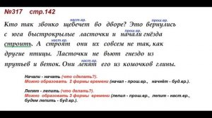 ГДЗ 4 класс, Русский язык, Упражнение. 317  Канакина В.П Горецкий В.Г Учебник, 2 част