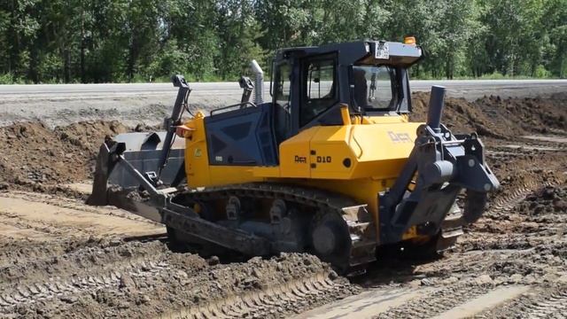 Бульдозер D10 ДСТ-Урал. Работа / Bulldozer D10 DST-Ural. Work.