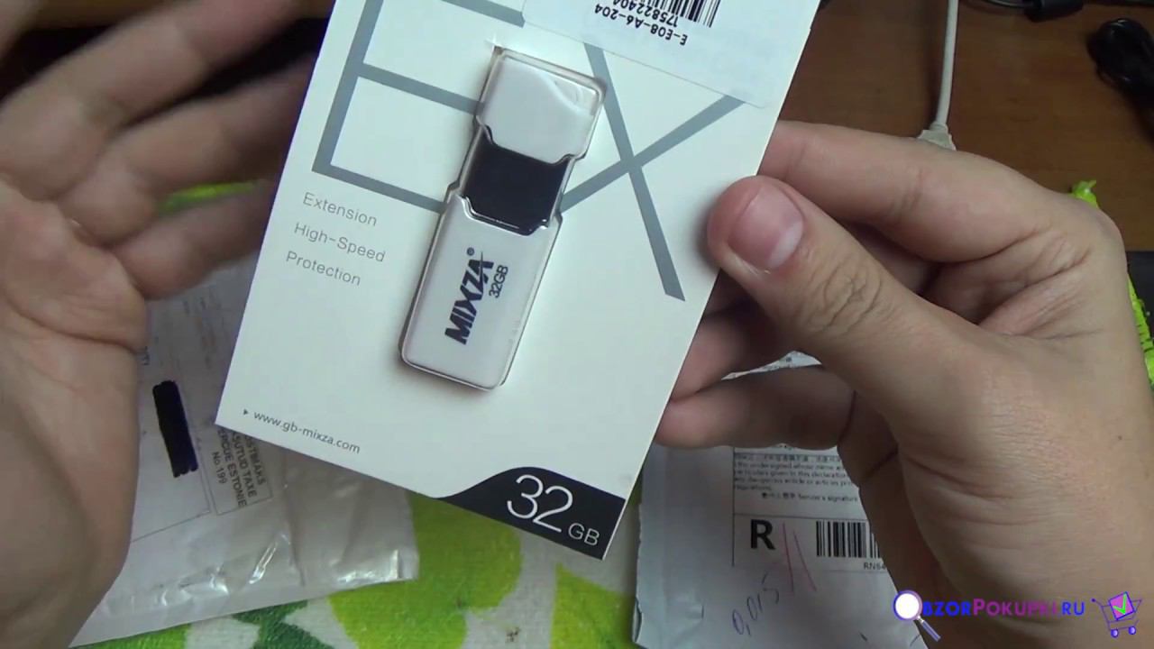 Дешевые флешки от китайцев. Флеш карта Mixza 32Гб и Sandisk 8Гб. смотреть онлайн