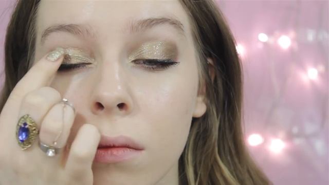 Золотой новогодний макияж/ New Year Party Make Up | Beauty Blanc смотреть онлайн
