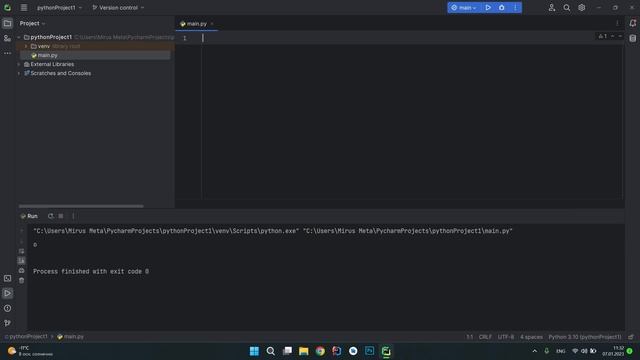 Базовые понятия Python за 1 час