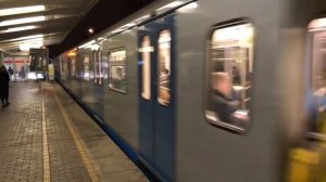 МЕТРО ПОЕЗД #ОКА_81-760/761 на станции Измайловская АПЛ, МОСКВА