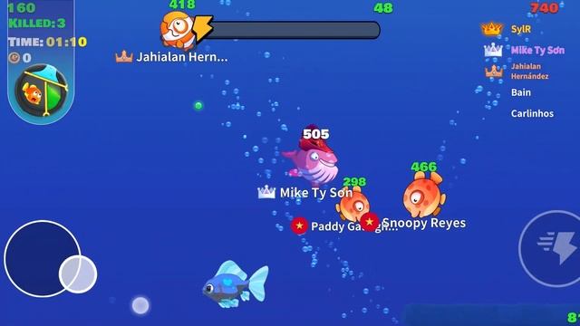 I Can't Defeat Gaia Fish Boss - Eat Fish.io смотреть онлайн