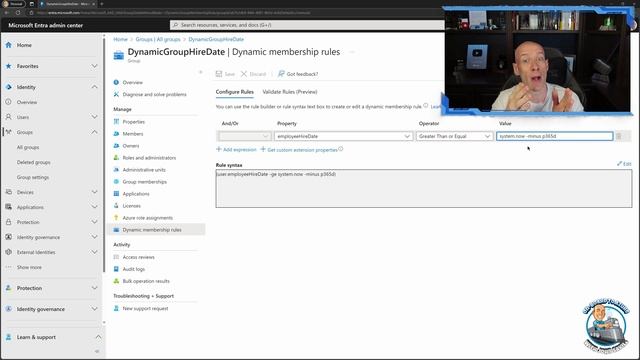 Dynamic Groups Using Date and Times смотреть онлайн