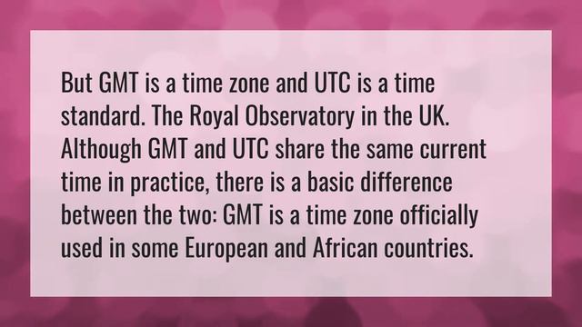 Who uses GMT time? смотреть онлайн