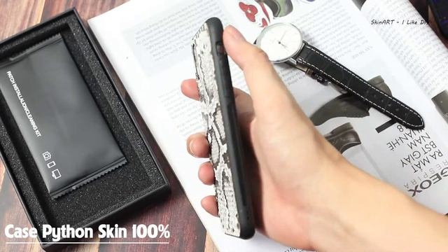 SkinART- I like DIY| Case IphoneX, IPX| Python skin case (100% Python skin) смотреть онлайн