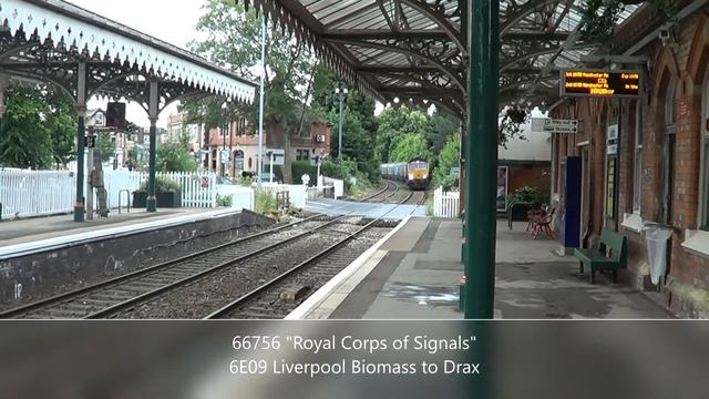 Royalty and Freight Train Startup Noise at Hale Cheshire 18th June 2021 смотреть онлайн