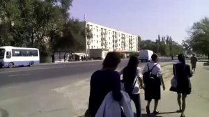 Тараз(Джамбул) Видео-панорама "Зелёный ковер" (ул. Чимкентская) - 11 мкрн, 6 октября 2018 г.