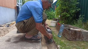 ДОРОЖКА из ТРОТУАРНОЙ ПЛИТКИ с УСТАНОВКОЙ БОРДЮРОВ на ПУЧИНИСТОМ ГРУНТЕ. ПОЛНЫЙ ЦИКЛ. ЧАСТЬ 2