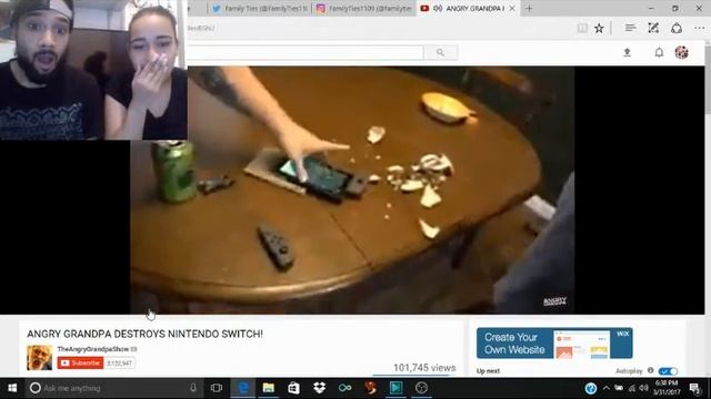 Couple Reacts : ANGRY GRANDPA DESTROYS NINTENDO SWITCH смотреть онлайн