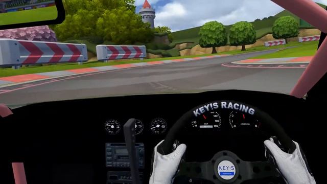 Drifting the Mario Kart Royal Raceway in Assetto Corsa смотреть онлайн