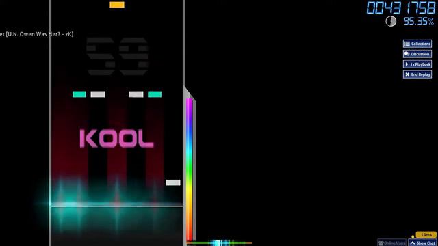 [osu!mania] MIDI - Piano Beatmap Set [U.N. Owen Was Her? - 7K] 95.05% смотреть онлайн