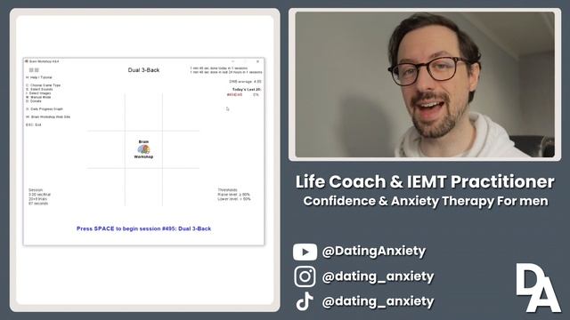 Dual N Back Memory Game Improves Working Memory & Fluid Intelligence | Dating Anxiety смотреть онлайн