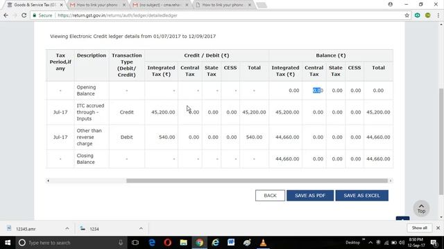How to Check Available Balance in ITC Ledger. Understand ITC Ledger Statement смотреть онлайн