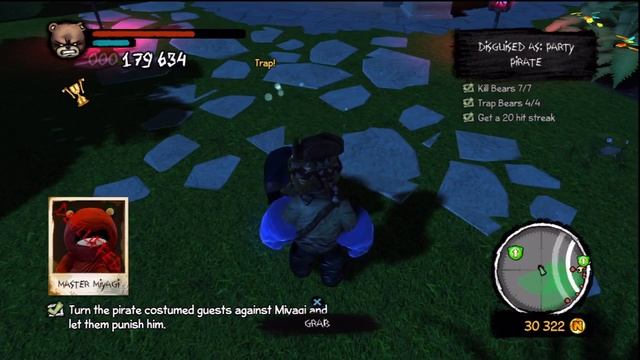 Naughty Bear Panic in Paradise - Master Miyagi [Platinum Cup] Walkthrough [HD] смотреть онлайн