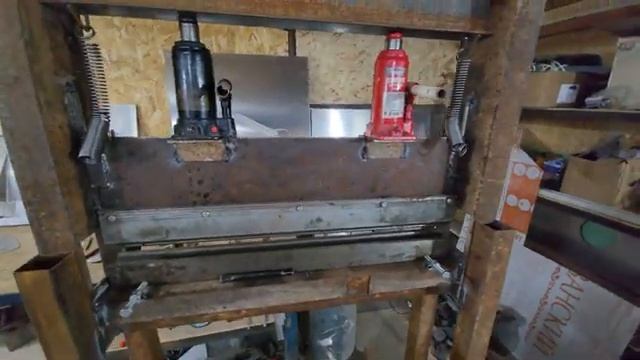 Гидравлический пресс листогиб своими руками? смотреть онлайн