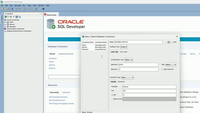 1 How to Connect Oracle Database With Oracle IDE смотреть онлайн