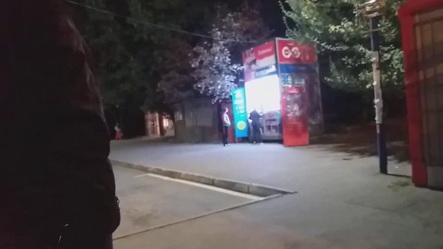 Проверка камеры 2 (с работы , жду транспорт,снимаю видео под фонарями) смотреть онлайн