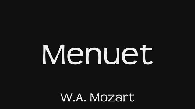 Mozart's: Menuet смотреть онлайн