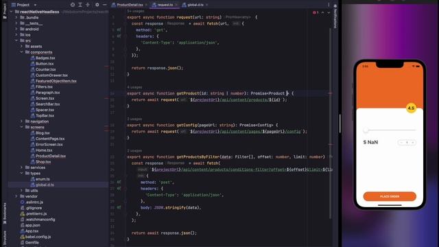 Интернет-магазин | Управление ошибками | ReactNative + HeadlessCMS #8 смотреть онлайн