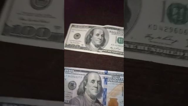 Обзор старой и новой купюры 100 долларов смотреть онлайн