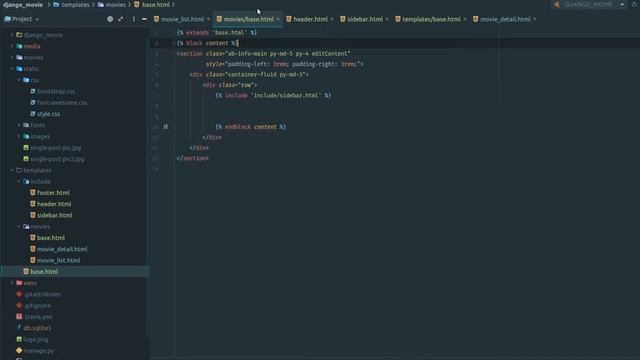 Уроки Django 3 - шаблоны django, наследование шаблонов django - урок 8 смотреть онлайн
