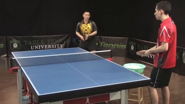 How To Attack Deep & Fast Chops - Table Tennis University смотреть онлайн